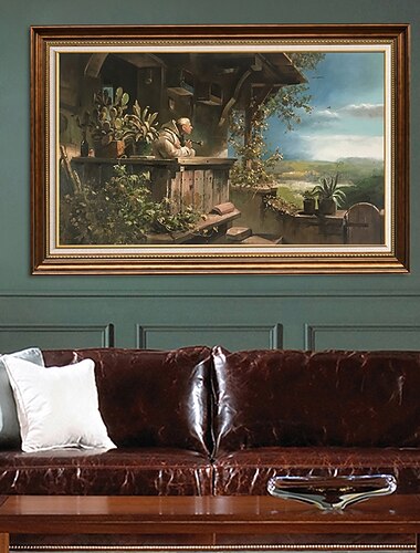  pintura a óleo artesanal lona decoração da arte da parede impressões paisagem clássica do campo famosa pela decoração da casa rolou sem moldura pintura não esticada
