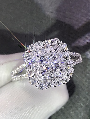  anillo de bodas de circón micro set clásico para mujer deseo artesanía popular