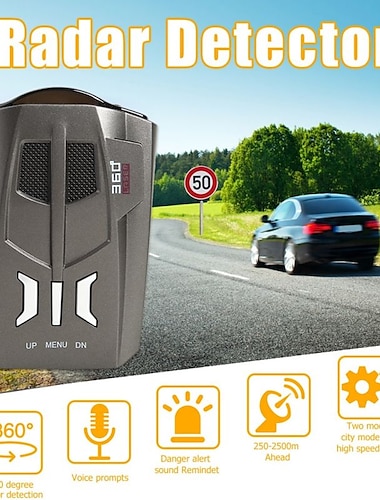  detector de mașină v9 12v engleză rusă afișaj digital viteză automată alertă vocală avertizare control viteză x k ka band anti-alunecare