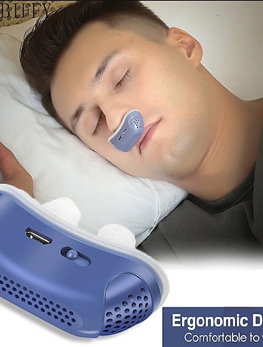  1 stk anti-snorkeenheter neseluftrenser snorkeløsning snorkereduserende neseventiler plugger anti snorkestopper snorkeenhet for å lette pusten og komfortabel søvn for menn og kvinner