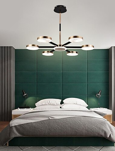  lampa wisząca led możliwość przyciemniania sputnik design regulowane kształty geometryczne montaż podtynkowy lampy sufitowe 6-punktowe 30 "wiszące żyrandole do salonu jadalnia kuchnia 220-240v