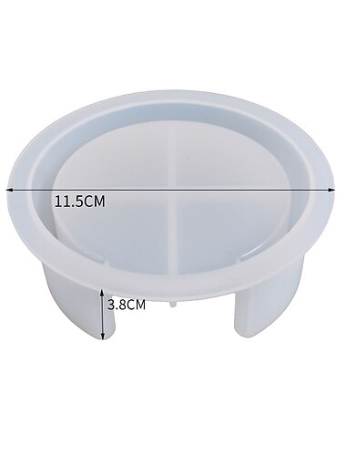  Crystal Drop Adhesive Diy Epoxy Resin Square Coaster Box Circular Coaster Box Storage Box Silicone Mirror Mold