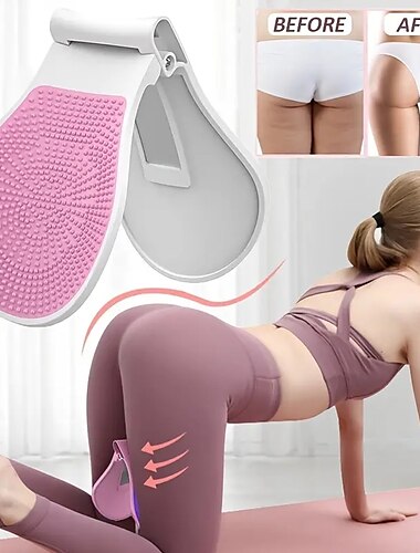  1 entrenador de glúteos de plástico (use pantalones cuando los use) ejercitador de corrección muscular del piso pélvico para la parte interna de los muslos rehabilitación posparto glúteos piernas