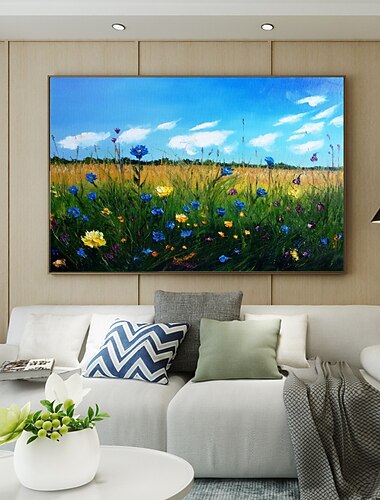  Dipinto Ad Olio Dipinto A Mano Dipinto A Mano Arte Della Parete Paesaggio Tela Dipinto Decorazione Della Casa Arredamento Cornice Pronta Da Appendere