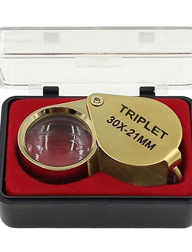  Tasche Juweliere Glas Lupe Schmuck Lupe