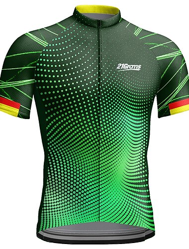  Herren Radtrikot fahrradbekleidung Fahrradtrikot Kurzarm Fahhrad Trikot Shirt mit 3 Gesäßtaschen MTB Mountain Rennrad Atmungsaktiv Schnelltrocknend Feuchtigkeitsableitung Reflexstreiffen Schwarz Rot