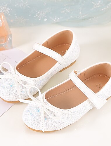  Mädchen Flache Schuhe Täglich Schuhe für das Blumenmädchen Prinzessin Schuhe Schulschuhe Glanz Tragbar Federung Atmungsaktivität Prinzessin Schuhe Kleine Kinder (4-7 Jahre) Kleinkinder (2–4 J.)