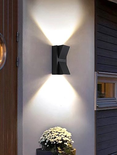  Szabadtéri LED Modern Kültéri világítás Fürdőszoba Szabadtéri Alumínium falikar IP65 85-265 V 3 W