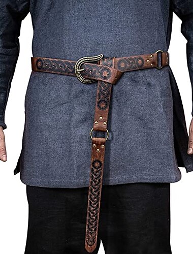  Retro vintage Middeleeuws Renaissance Ceintuur Viking Ranger Elf Kostuum Voor heren Dames Keltisch Viking Halloween Carnaval Maskerade LARP