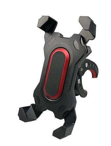  Motorrad-Telefonhalterung Fahrradtelefonhalterung drehbar Abziehbar Telefonhalter für Motorrad Fahhrad Kompatibel mit Alles Handy Handy-Zubehör