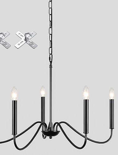  plugue de iluminação pingente em lustres de ferro industrial rústico de 6 luzes de 25,6" lustres de iluminação com acabamento em bronze polido a óleo candelabros suspensos para corredor, sala de