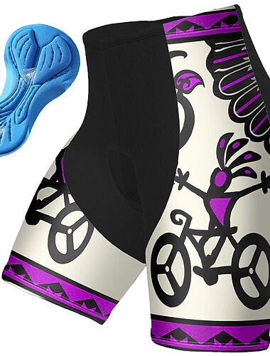  Ανδρικά Γραφική Αστείος Σορτς ποδηλασίας Ποδήλατο Σορτσάκια με Μαξιλαράκια Παντελόνια Φούστες Ποδηλασία Βουνού Ποδηλασία Δρόμου Αθλητισμός 3D Pad Γρήγορο Στέγνωμα Αντανακλαστικές Λωρίδες Ύγρανση