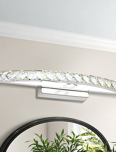  sminklampa led spegel framlampa vattentät ip20 led badrumsbelysning över spegel väggbelysningsarmaturer för badrum sovrum vardagsrumsskåp 110-240v