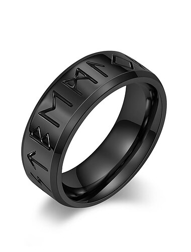  1 stk mote vintage menns odin norse viking amulett rune ring middelaldersk