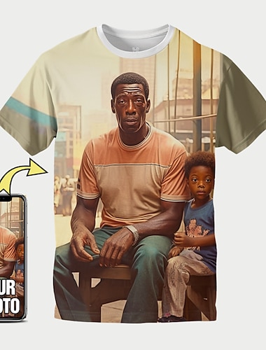  tricou personalizat pentru bărbați proiectează-ți propriile cămăși personalizate personalizate peste tot tricou imprimat cadouri personalizate