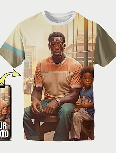  skräddarsydd t-shirt för män designa dina egna skjortor personliga skräddarsydda gåvor med tryckt t-shirt