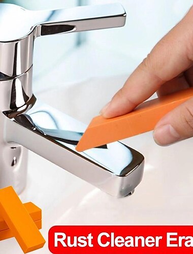  Einfacher Kalk-Radierer Badezimmer-Glas-Rost-Entferner Gummi-Radierer Haushalts-Küchen-Reinigungswerkzeuge für Topfkalk-Rost-Bürste