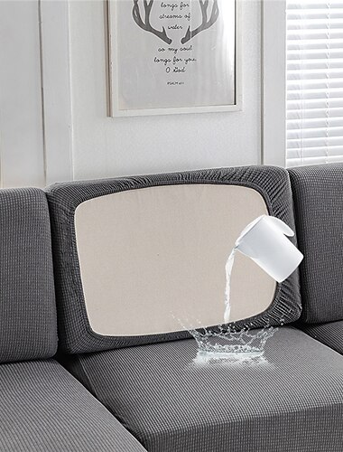  wasserdichte Sofabezüge, Sofa-Sitzkissenbezug für Hunde und Haustiere, Sofabezug für Zweisitzer, burgunderrot, L-Form, 3-Sitzer, Sessel, waschbarer, langlebiger Sofaschutz