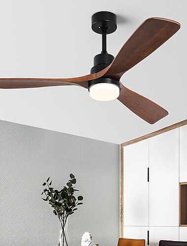  plafondventilator met licht app&amp; afstandsbediening 105/130cm dimbaar 6 windsnelheden moderne plafondventilator voor slaapkamer, woonkamer, kleine kamer 110-240v