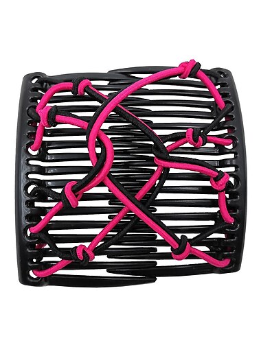  Elastischer Haarkamm, Einsatzkamm, vielseitige Haarspange, modische Kopfbedeckung, Haarschmuck für Frauen