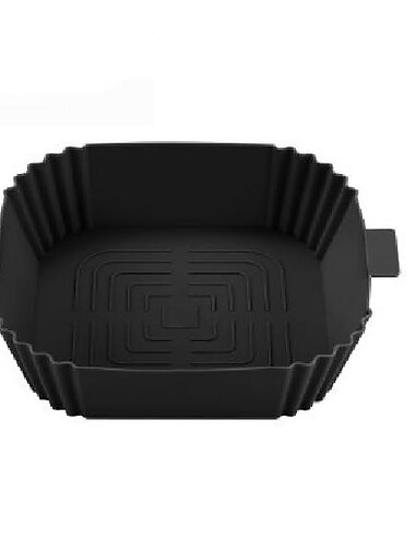  Heißluftfritteuse, Silikon-Backgeschirr, multifunktionale Grillmatte, Backofen, leicht zu reinigende, ölbeständige Silikonmattenschale