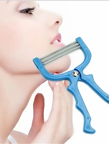  Épilateur pour le visage printemps enlèvement manuel épilateur beauté rasage outil de filetage pour les femmes