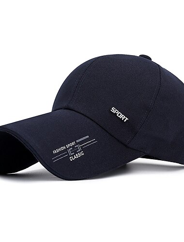  Herren Cap Basecap Kappe Schwarz Rote Polyester Reise Strand Design Outdoor Urlaub Glatt Einstellbar Sonnenschutz Atmungsaktiv Modisch