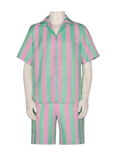  Puppe Bluse / Hemd Hose Retro Vintage Y2K Film Cosplay for Herren Erwachsene Karneval Maskerade Junggesellinnenabschiedsparty