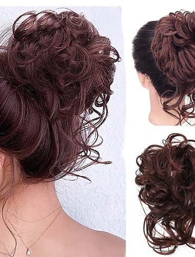  Chignons / Haarknoten Haarknoten Kordelzug Synthetische Haare Haarstück Haar-Verlängerung Locken Party Freizeitskleidung Party & Abend A2 A4 A9