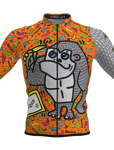  Voor heren Wielrenshirt Grafisch Korte mouw Fietsen Shirt Kleding Bovenlichaam met 3 achterzakken Fietsen Sneldrogend Achterzak Rekbaar Sport Zilver Donker Grijs Paars Kleding