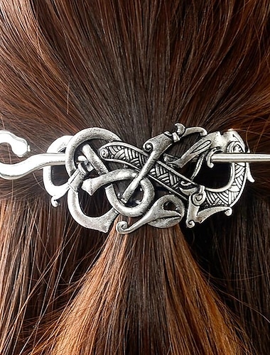  1 stk viking hårspenner keltisk knute hårnåler vintage hårpinner irsk hårtilbehør for langt hår