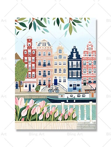  Druck Gerollte Leinwand - Landschaft Modern Kunstdrucke