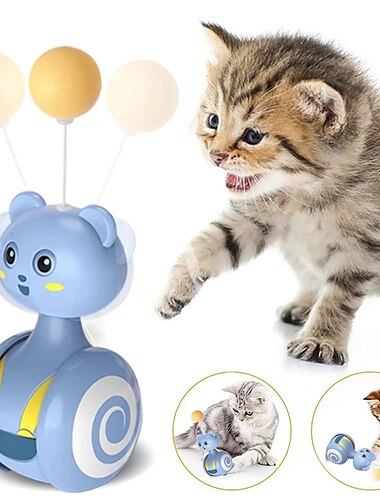  кошка интерактивные игрушки с перьями домашнее животное bumbler забавная игрушка интерактивные игрушки для кошек кошка катится тизер перо палочка игрушки вращающийся шар