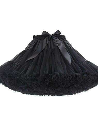  Retro Vintage Süße Lolita 1950er Reifrock Krinoline Tutu Unterrock Prinzessin Balletttänzer Damen Mädchen Karneval Maskerade Leistung Alltagskleidung Teegesellschaft Teenager Erwachsene Unterrock