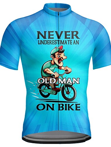  Hombre Maillot de Ciclismo Manga Corta Bicicleta Maillot Camiseta con 3 bolsillos traseros MTB Bicicleta Montaña Ciclismo Carretera Transpirable Secado rápido Dispersor de humedad Bandas Reflectantes