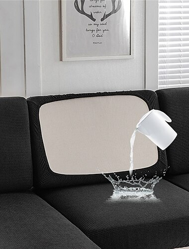 wasserdichte Sofabezüge, Sofa-Sitzkissenbezug für Hunde und Haustiere, Sofabezug für Zweisitzer, burgunderrot, L-Form, 3-Sitzer, Sessel, waschbarer, langlebiger Sofaschutz