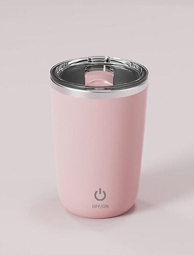  350 ml automatischer selbstrührender Becher Kaffee Milchsaft Mischbecher elektrischer Edelstahl faul rotierender Becher magnetischer Rührbecher