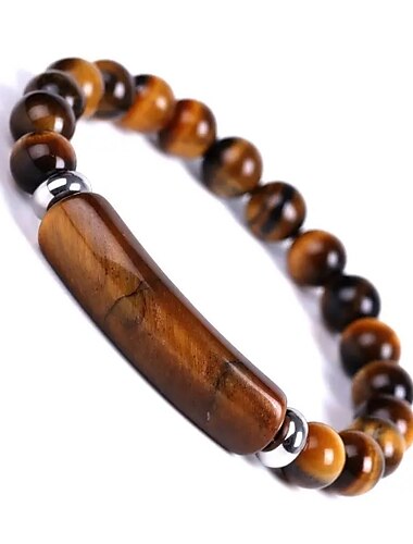  cristales curativos, pulsera de cristal en polvo de piedra de tigre natural para energía y curaciónpiedra curativa