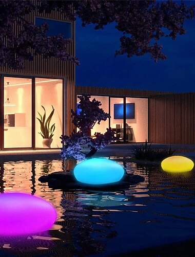  solar tuinverlichting buiten gloed geplaveide vorm lamp tuin decor licht rgb waterdicht landschap nachtverlichting voor gazon patio pad bruiloft