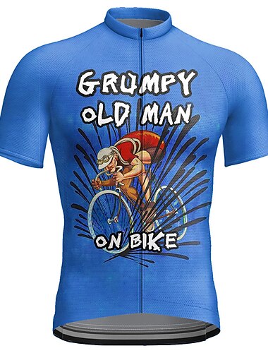  21Grams Homens Camisa para Ciclismo Manga Curta Moto Blusas com 3 bolsos traseiros Ciclismo de Montanha Ciclismo de Estrada Respirável Secagem Rápida Pavio Humido Tiras Refletoras Cinzento Escuro
