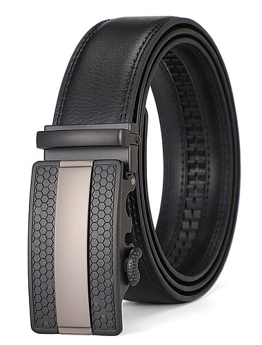  Ανδρικά Dress Belt Δερμάτινη ζώνη Ζώνη με καστάνια Μαύρο Καφέ Δέρμα αγελάδας Κράμα Μοντέρνα Σκέτο Καθημερινά Ρούχα Εξόδου Σαββατοκύριακο