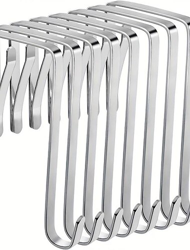  8 stks over de deur haken heavy duty rvs hanger organizer voor woonkamer badkamer slaapkamer keuken opknoping kleding handdoeken hoeden jassen tassen