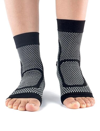  1 Paar Kompressions-Sport-Knöchelbandage, Fersenschutz zur Schmerzlinderung, Outdoor-Sportzubehör