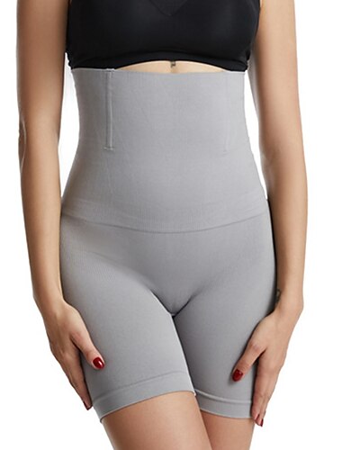 Mujer Pantalones cortos Ropa interior Pantalones cortos con glúteos Alta cintura Corto Negro