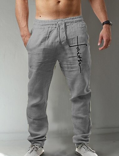  Herren Hose Hosen Sommerhosen Strandhose Kordelzug Elastische Taille 3D-Druck Grafik-Drucke Kreuz Komfort Casual Täglich Festtage Modisch Strassenmode Blau Grün