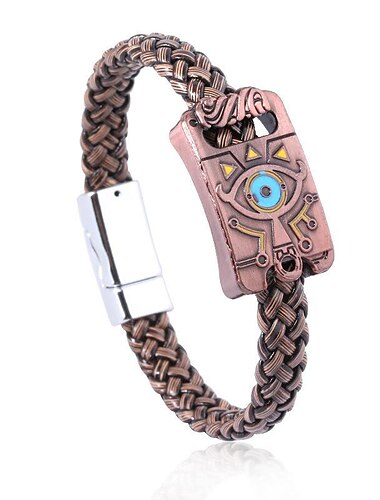  Zelda-Armband „The Legend of Zelda: Tears of the Kingdom“-PU-Lederarmband, Legierungsarmband, Cosplay-Zubehör