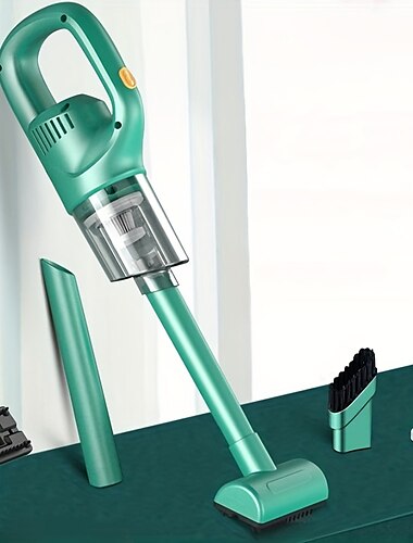 Aspirador inalámbrico recargable, ligero, portátil, de alta potencia, perfecto para casa, coche, mojado. & pelo seco de mascotas
