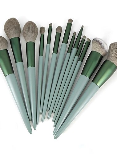  13-teiliges, weiches, flauschiges Make-up-Pinsel-Set für Kosmetik, Foundation, Rouge, Puder, Lidschatten, Kabuki-Misch-Make-up-Pinsel, Schönheitswerkzeug mit Make-up-Werkzeug,