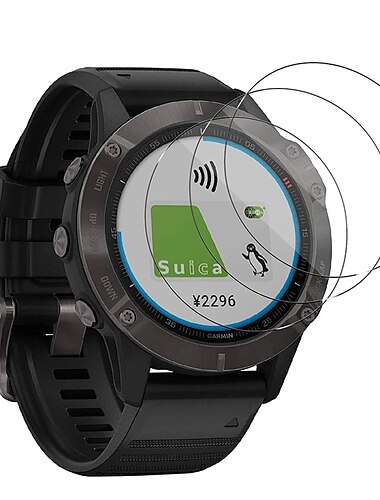  1 pc 2 pcs 3 pcs Suivre Protection Ecran Compatible avec Garmin Fénix 7/7X / 7S Fenix ​​5s Fenix ​​5 Fenix 6 Fenix 6 pro Couverture maximale Sensible au toucher Sans Bulle Verre Trempé Accessoires de