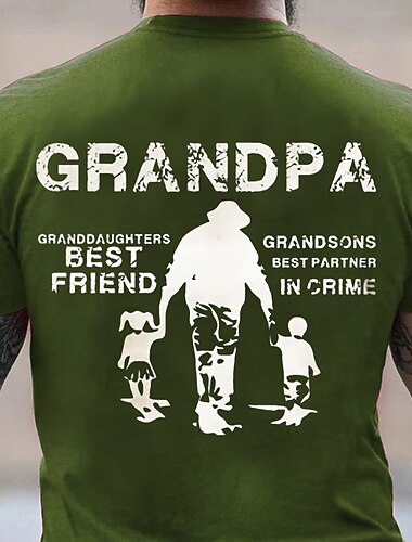  Herren Grafik Buchstabe T Shirt Opa-T-Shirt Kurzarm T-Shirt 3D-Druck Rundhalsausschnitt Hemd Vintage Mode Designer Outdoor Täglich Sport Schwarz Rote Marineblau Frühling & Sommer Bekleidung S M L XL
